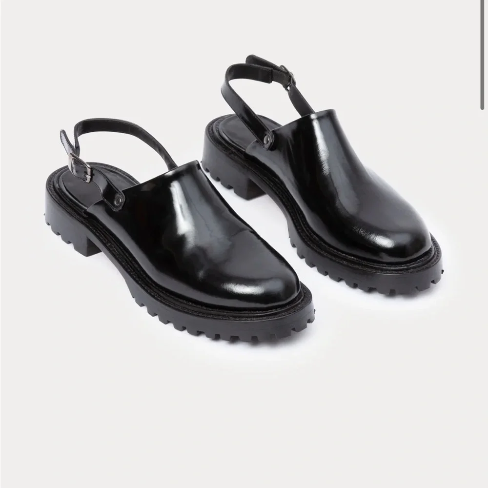 Rachel Comey Gilly Clogs Patent Leather SZ 7 - Picture 8 of 16
